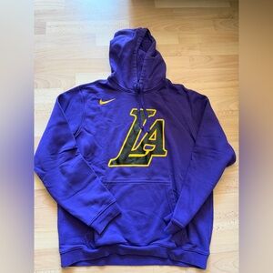 Nike Men’s Purple LA Logo Pullover Hoodie XL